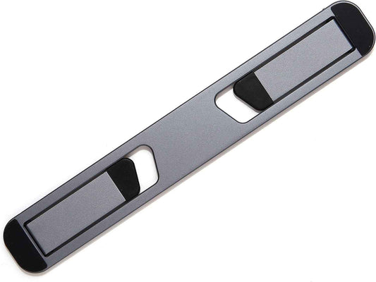 Laptop Riser for Desk – Aluminum Foldable Laptop Stand for 10”-16” Models Including MacBook, MacBook Air, iPad, HP and More – Self-Adhesive Portable Laptop Stand with Non-Skid Feet