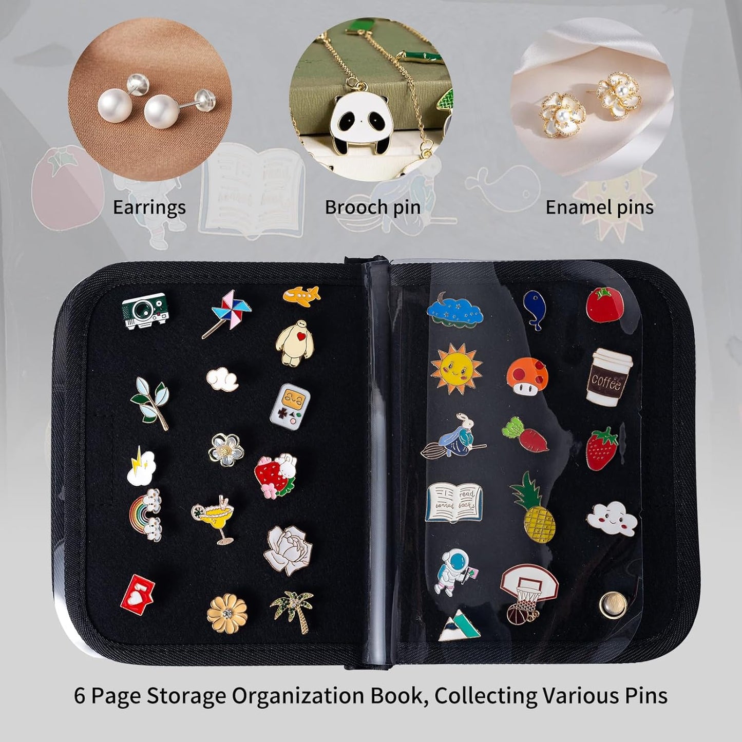 Pin Bag Pin Display Book - Lumora Desk