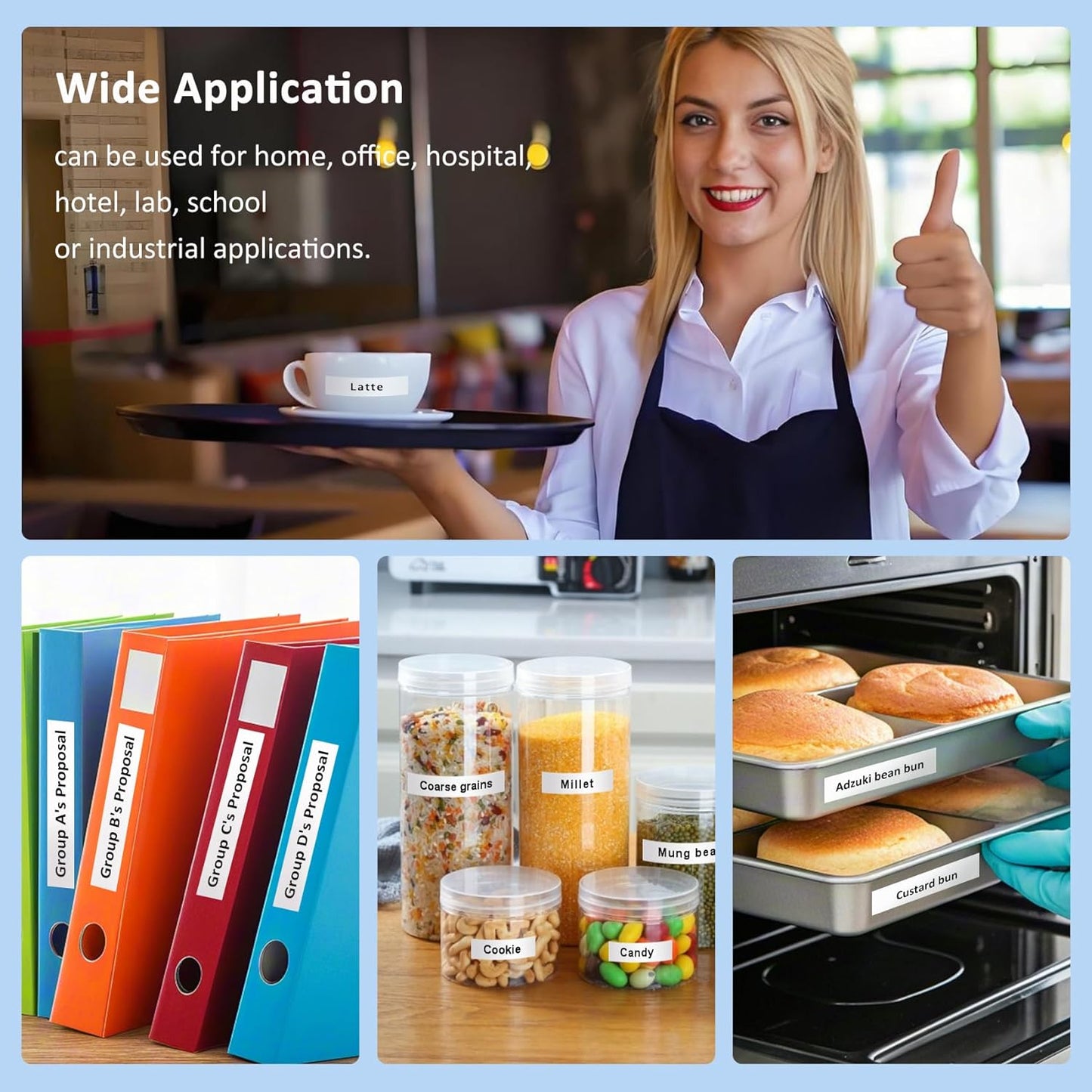 10 Pack Label Maker Tape Replacement for TZe-231 TZe231 Laminated White P Touch Label Tape, 12mm x 8m, Black on White, Compatible with Brother P Touch Label Maker PTD210 PT-H110 PT-D400