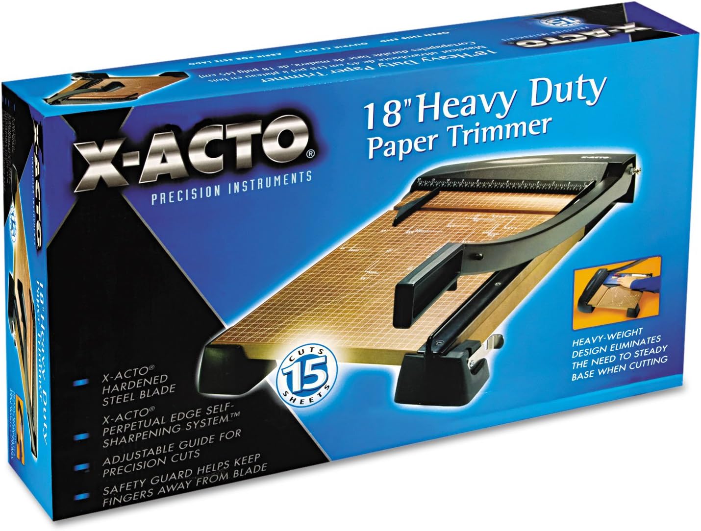 X-ACTO Heavy Duty Wood Guillotine Trimmer, 18 Inches