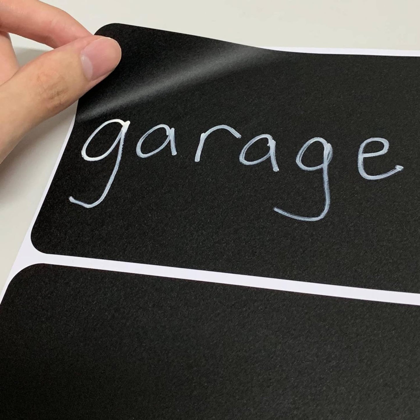 200-Pack, Chalkboard Labels Stickers, Erasable and Reusable - Rectangle, 6" x 4"