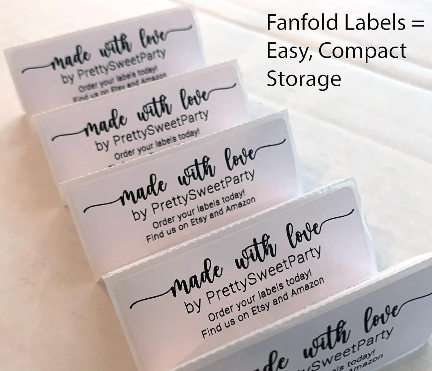 White Address Labels - Personalized Name Stickers, Custom Printed Return Mailing and Shipping Labels for Envelopes, Packages, Business, Home Use (Pretty Lowercase Script) - Lumora Desk