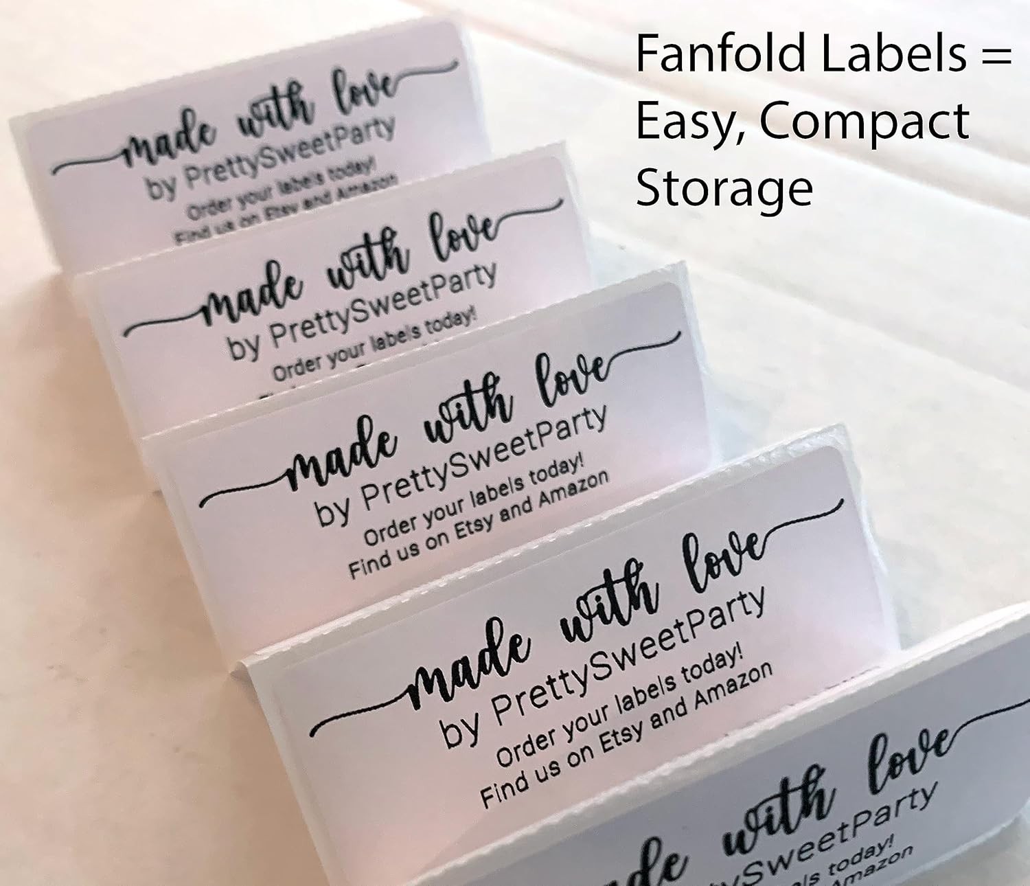 White Address Labels - Personalized Name Stickers, Custom Printed Return Mailing and Shipping Labels for Envelopes, Packages, Business, Home Use (Pretty Lowercase Script) - Lumora Desk