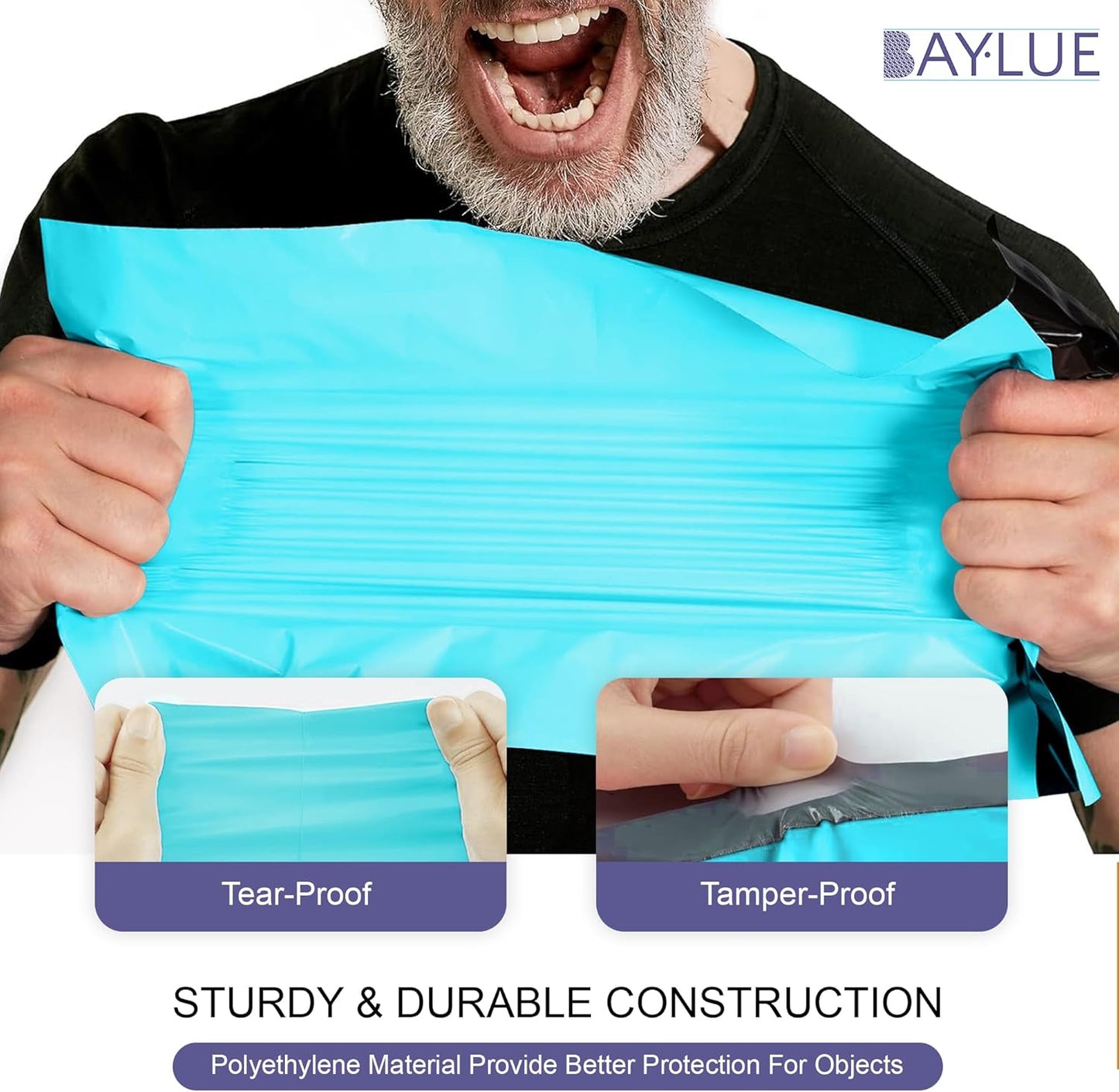 Teal Large Poly Mailers 19x24 Inch | Strong Adhesive Self-Seal Mailer Bags | Tear, Tamper, Water Resistant Shipping Envelopes | Thick Strong polymailer Bags XL Clothing Shipping Bags | 100 Pcs Bulk - Lumora Desk