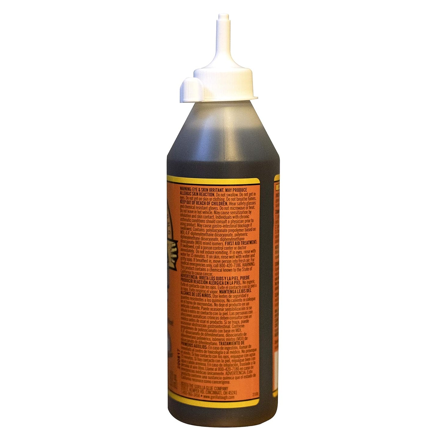 Gorilla Original Gorilla Glue, Brown, Waterproof Polyurethane Glue, 18 Ounce (Pack of 1) - Expands Into Materials, All Purpose