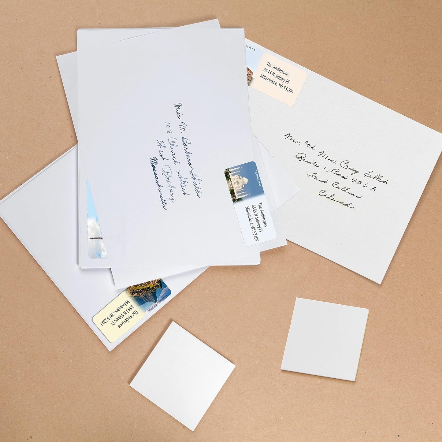 Customized Personalized Address Labels - Made in The USA by Kenco (500 Labels, World Destinations) - Lumora Desk