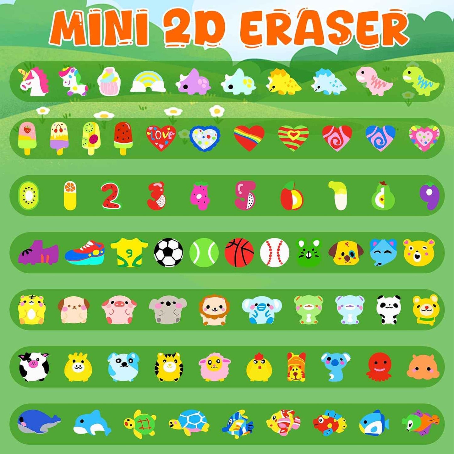 200pcs Dinosaur Mini Erasers for Kids, Bulk Cute Pencil Erasers Small Fun Erasers for Classroom Rewards Party Favors Gift Filling Eraser