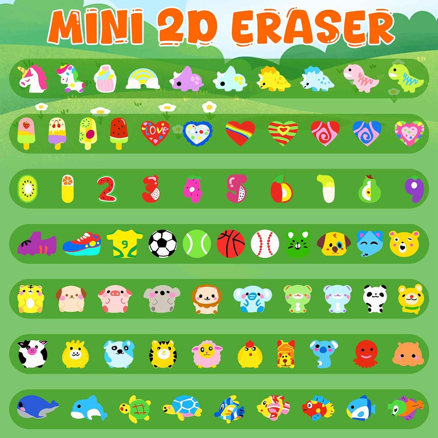 200pcs Dinosaur Mini Erasers for Kids, Bulk Cute Pencil Erasers Small Fun Erasers for Classroom Rewards Party Favors Gift Filling Eraser