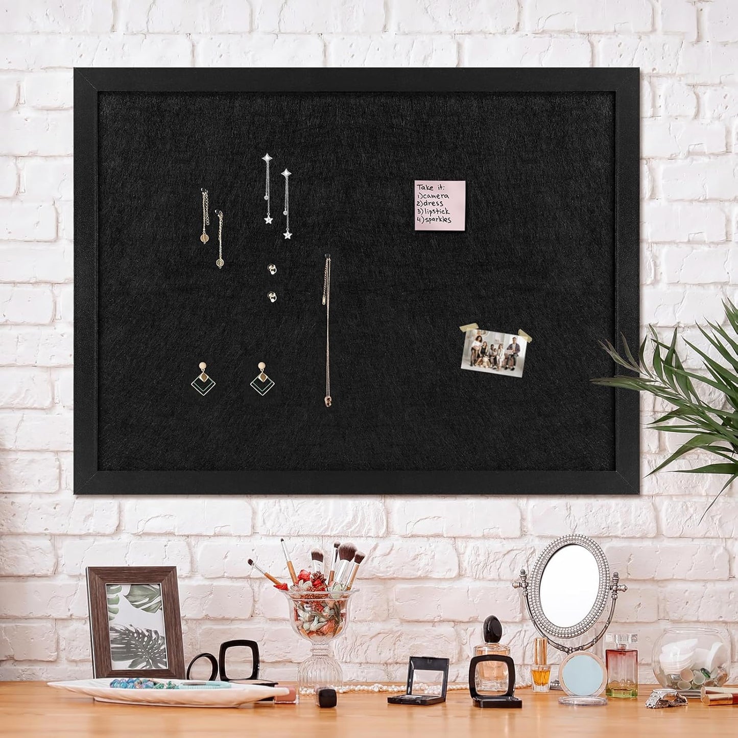 TORASO Cork Board Bulletin Board, 36" X 48" Cork Boards for Walls with Pins, Eye Bolts, gaskets, Screws, Pin Board for Office, School and Home (BK,90x120cm,2p) - Lumora Desk