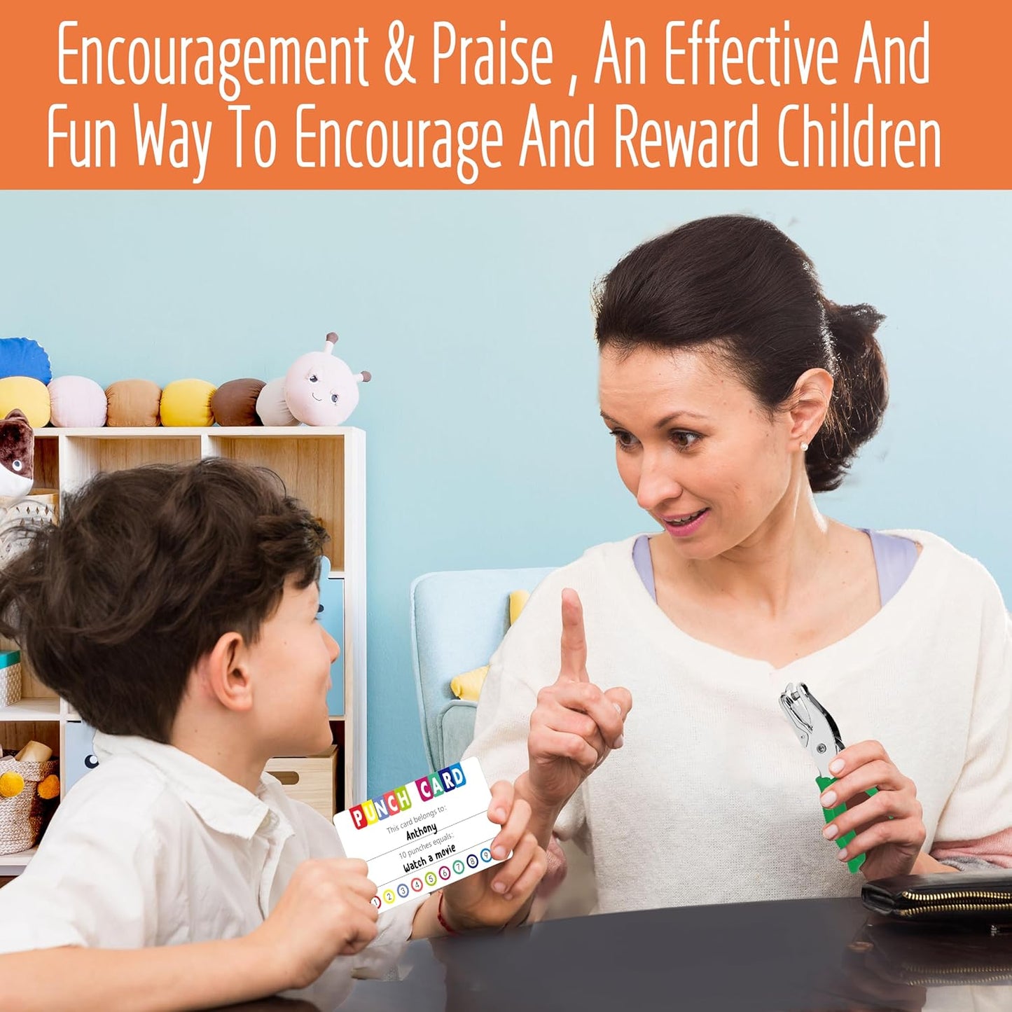 332 PCS Punch Cards, Incentive Reward Card Student Awards Loyalty Cards for Business, Classroom, Kids Behavior, Students, Teachers, 3.5” x 2”