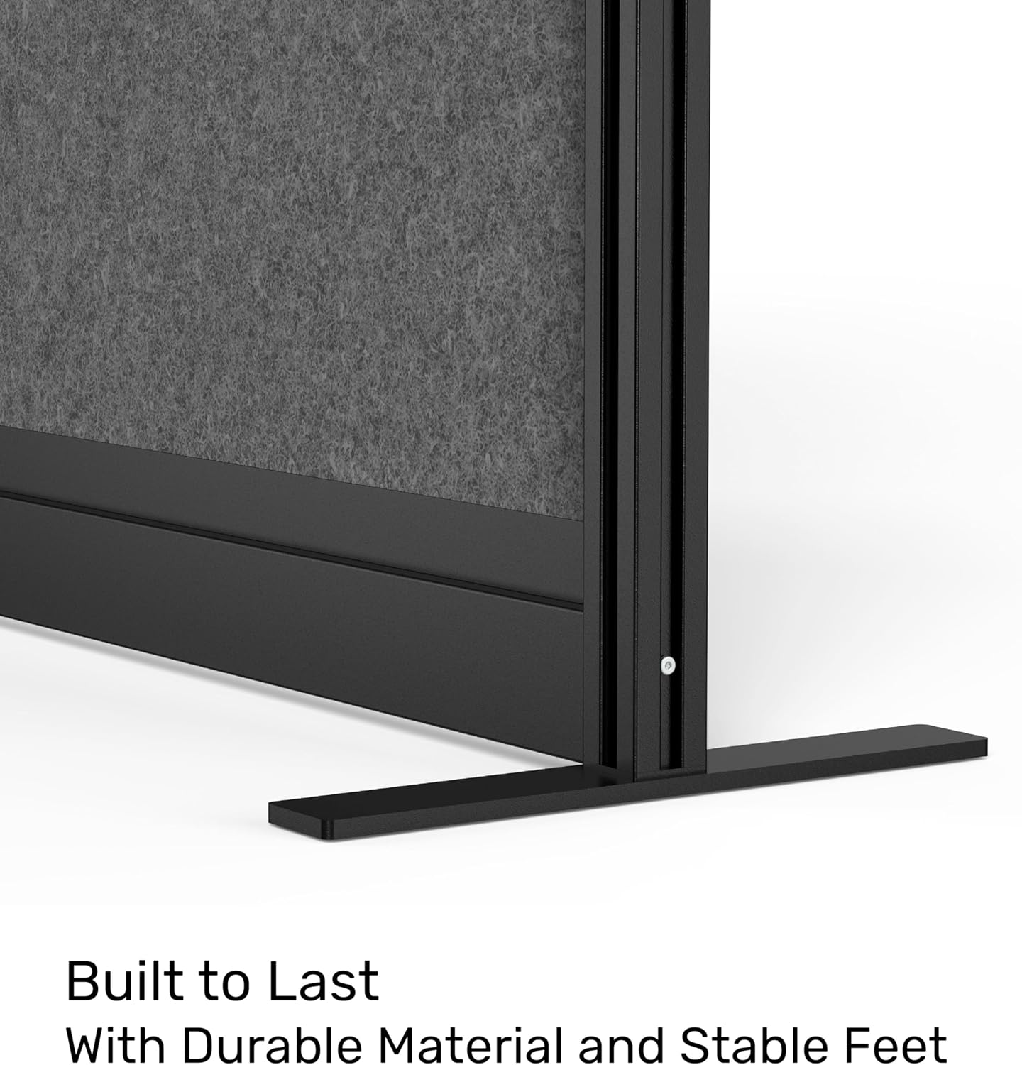 Workflow Modular Wall | Room Divider with Whiteboard, Sound-Dampening, & Frosted Acrylic Panels | Expandable Office Partition for Privacy & Productivity (53" x 70")