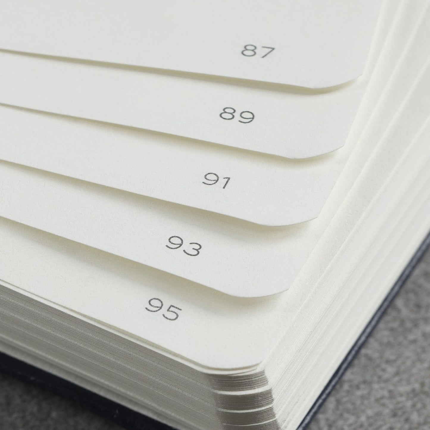 LEUCHTTURM1917 - Notebook Hardcover Medium A5-251 Numbered Pages for Writing and Journaling (Powder, Squared)