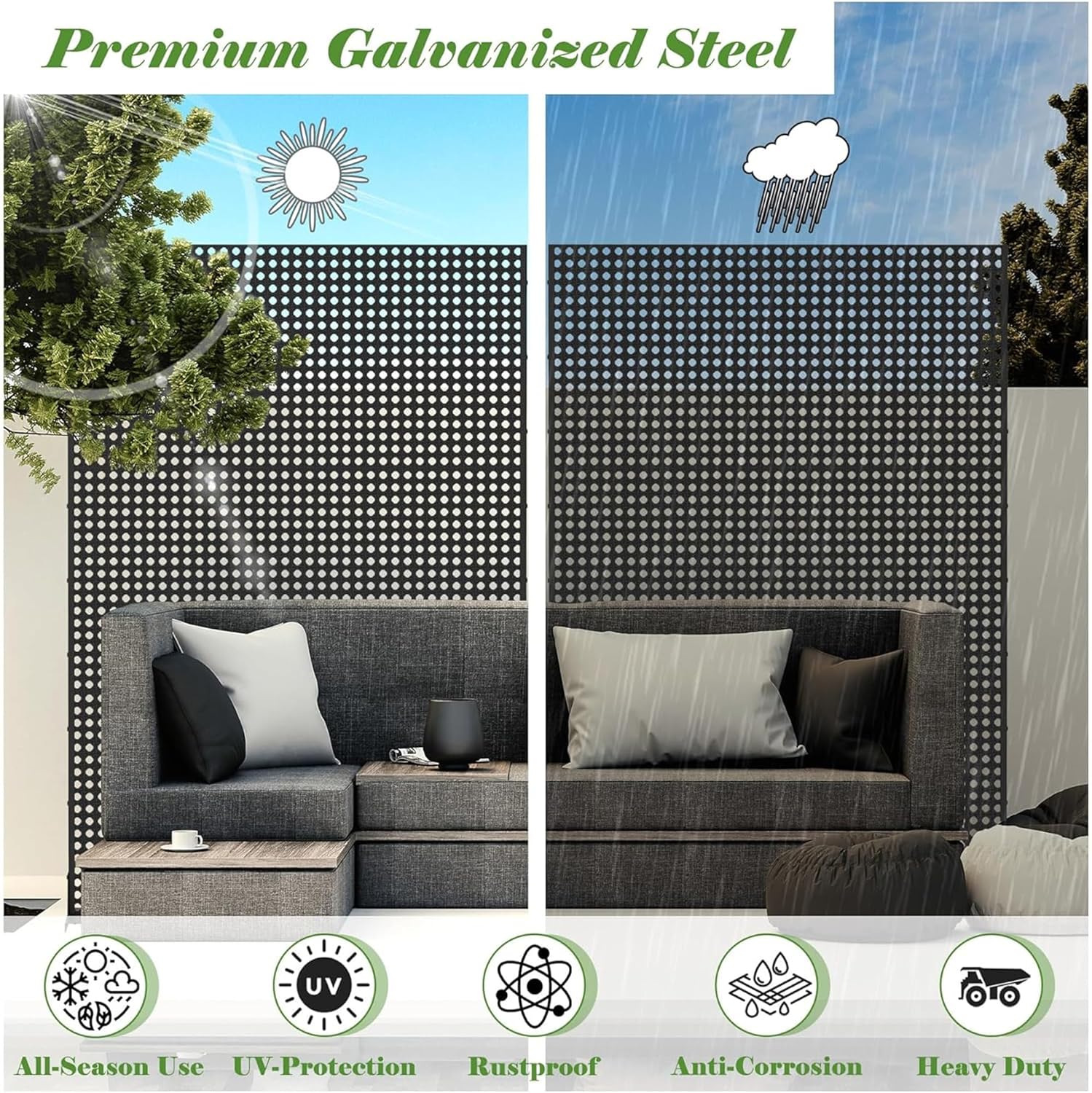 NicBex Room Divider 1 Panel Room Dividers with Rhombus Pattern Design Partition Room Dividers and Metal Privacy Screens Wall Divider for Outdoor, Room Separation,48.31" W x 15.75" D x 70.75" H, Black - Lumora Desk