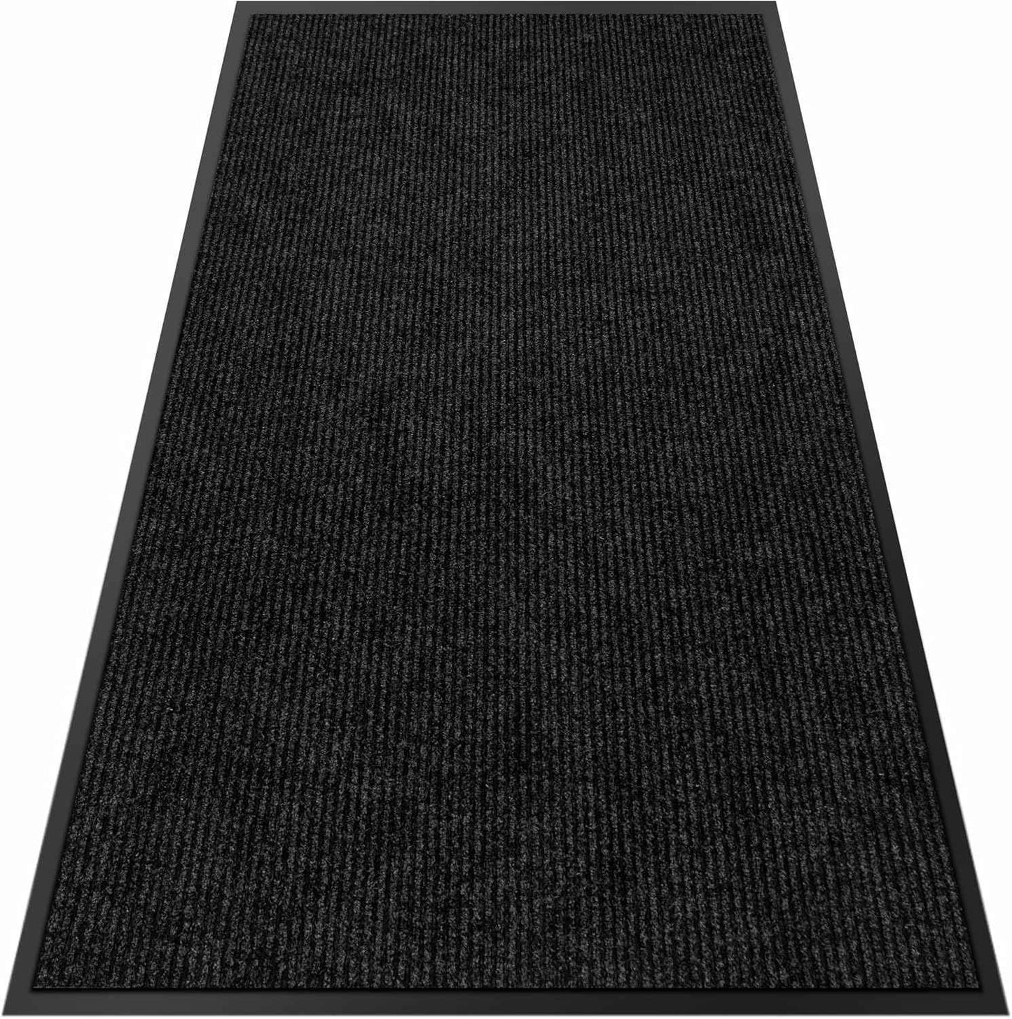 Custom Size Extra Large Front Door Mat, 3FT x 4FT Indoor Outdoor Entrance Commercial Floor Mat, Heavy Duty Dirt Trapper Doormat for Entryway Welcome Mat, Low Profile, Non-Slip, Waterproof