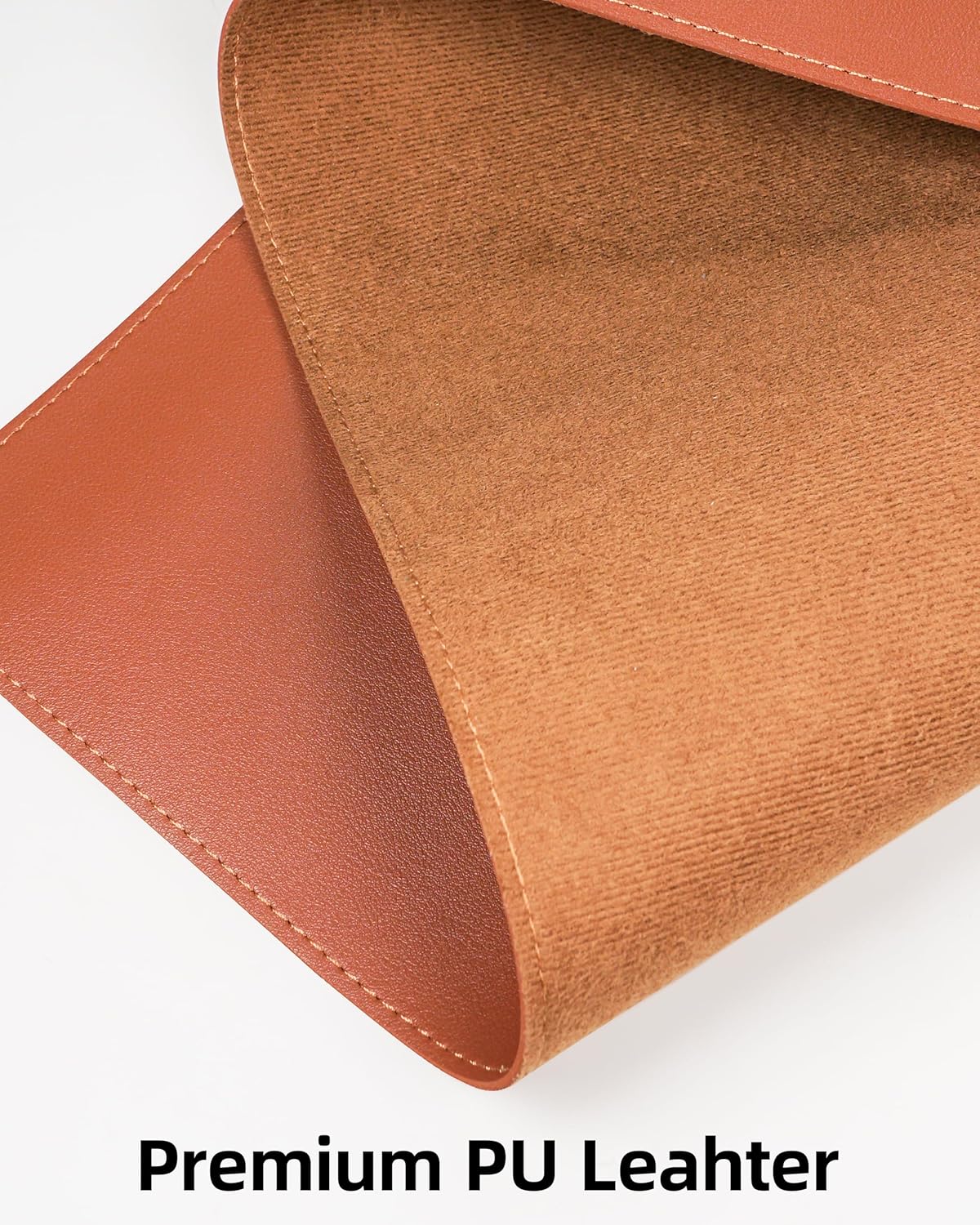 Leather Desk Pad Protector,Office Desk Mat,Large Mouse Pad, Non-Slip PU Leather Desk Blotter,Desk Pad,Waterproof Desk Writing Pad for Office and Home (Black,31.5" x 15.7")