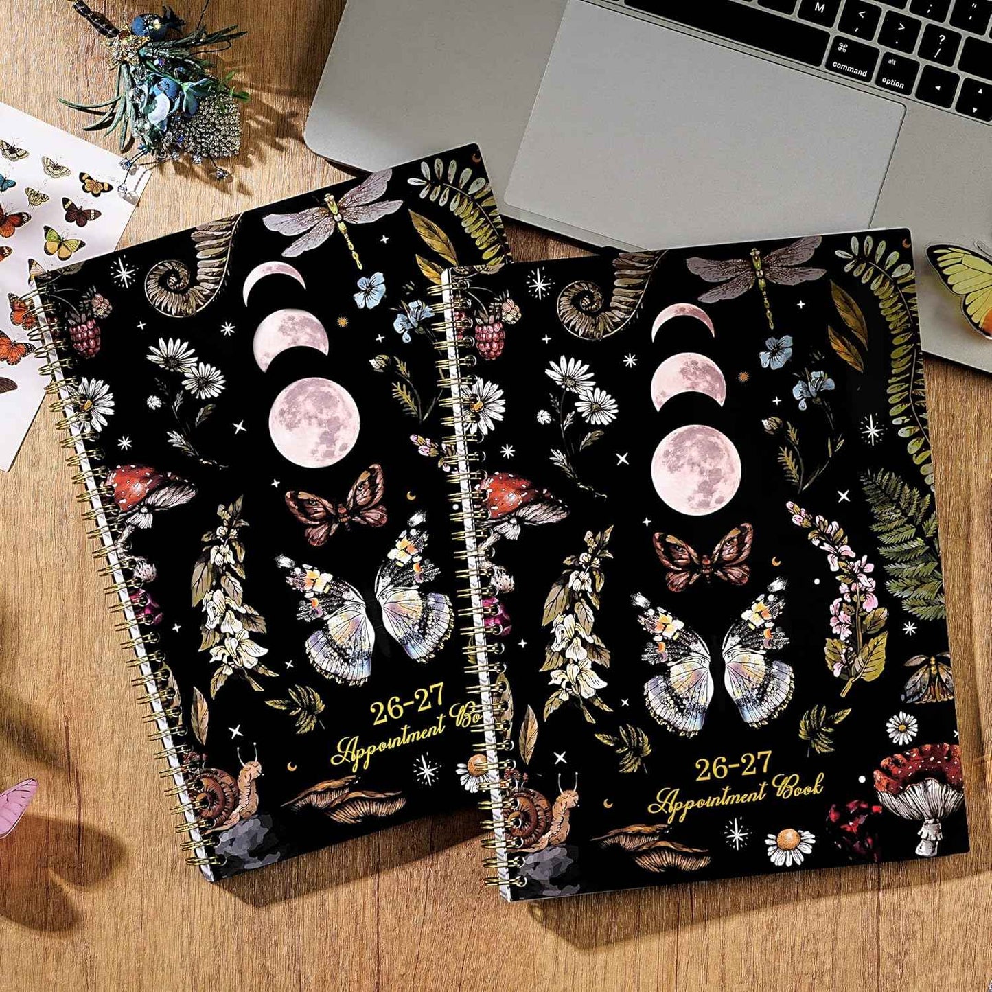 2026-2027 Appointment Book/Planner - 8.1"x11", 2026-2027 Daily Planner, July 2026 - June 2027, Weekly & Monthly, Hourly Planner with 30-Minute Interval, Monthly Tabs, Pocket